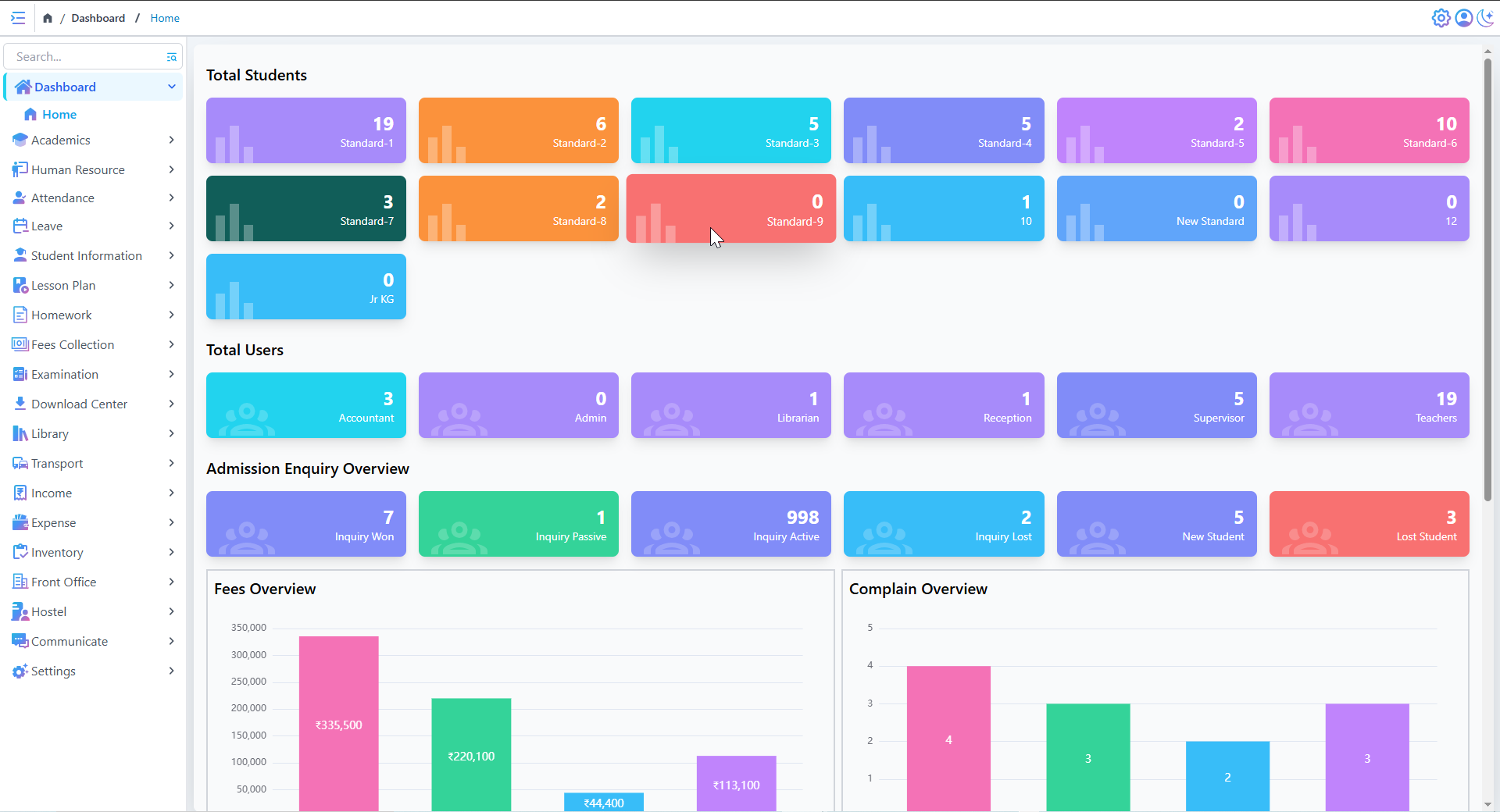 Geometric art installation